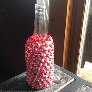Valentine-Themed Bottle Vase